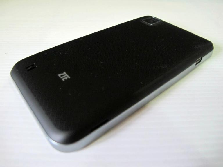 The back of the phone is a matte material which looks like it won't scratch easily.