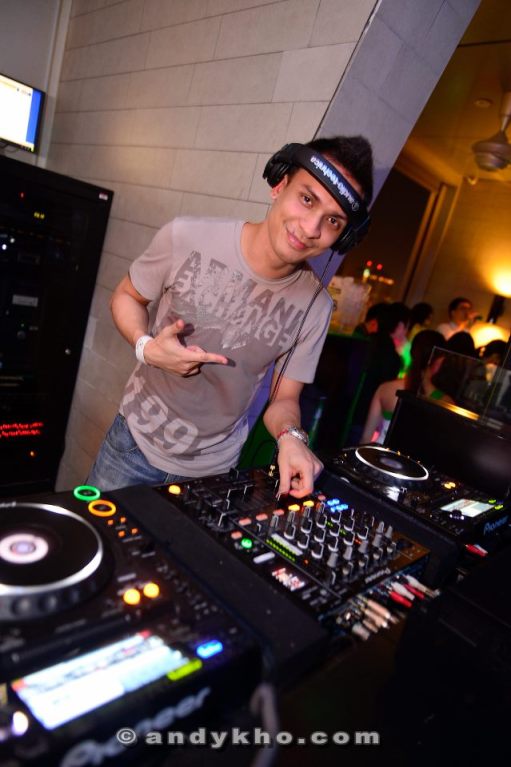 DJ Ramsey Westwood from Penang provided the beats for the night
