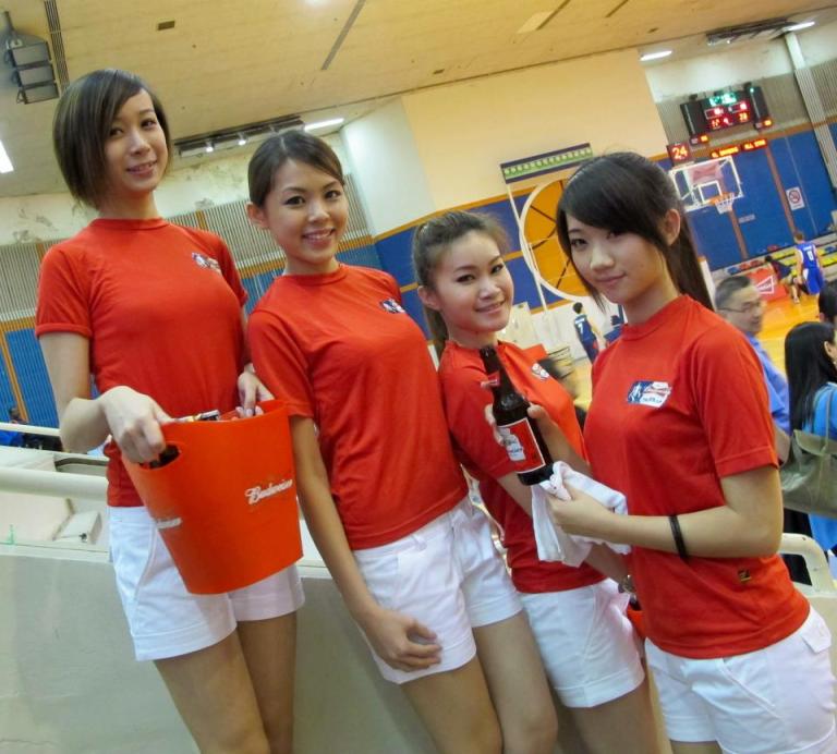 Lots of ice-cold Budweiser on a hot afternoon!