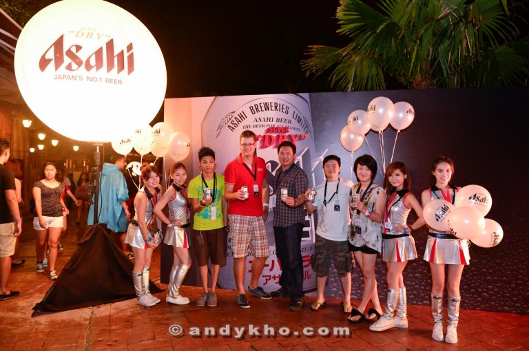 At the photo wall before going to the VIP zone