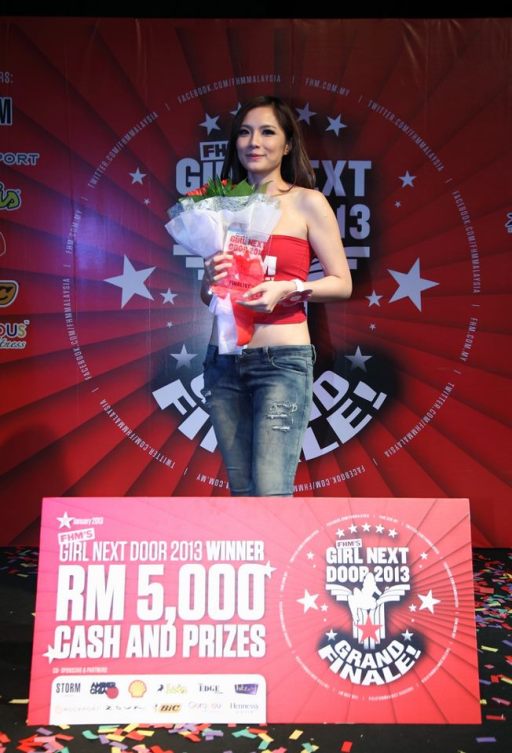 And the winner is...Victor Yong who won herself RM5,000 in cash and prizes worth RM6,000. She will also appear in a cover photo spread and interview in an upcoming issue of FHM.