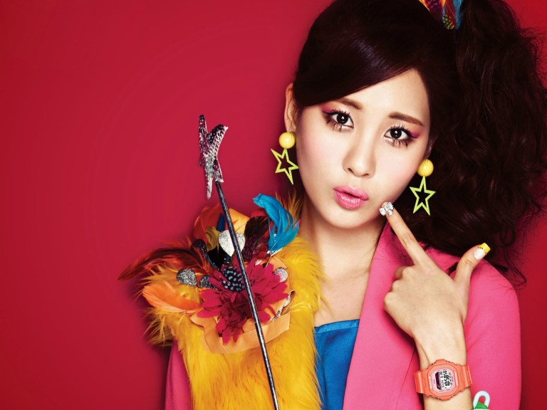 SNSD Seohyun Casio Baby G Wallpaper