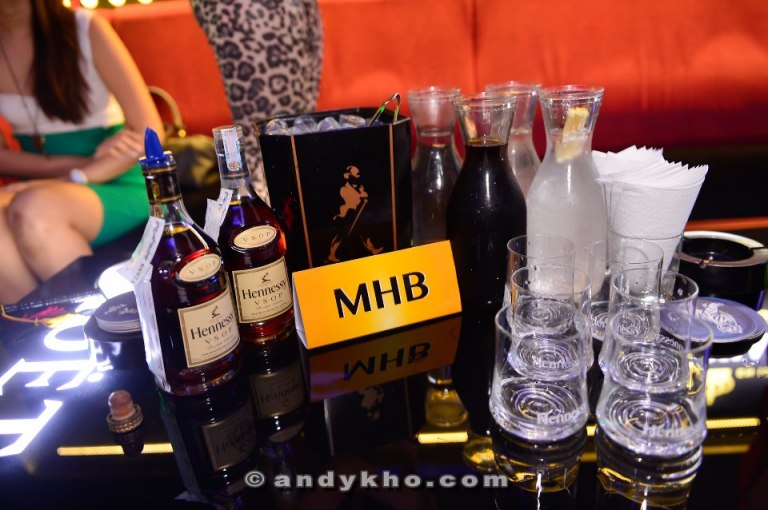 But we had our own VIP table reserved for us