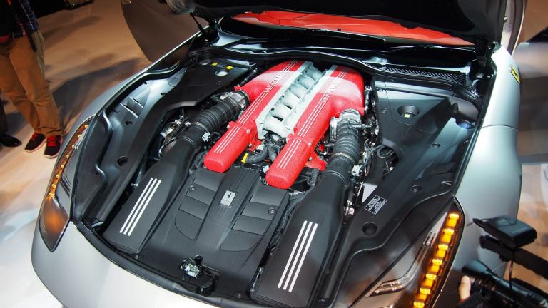 The Ferrari F12berniletta is powered by a new 740hp (730bhp) mid-front V12 engine that delivers 690 Nm of torque of which 80% is readily available at 2500rpm!