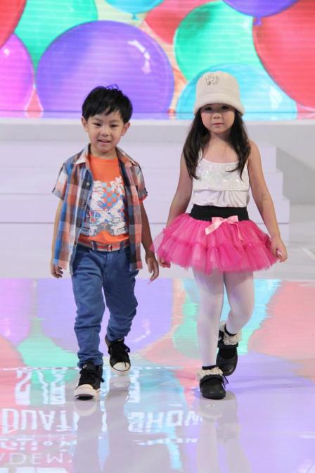 But it was the kids who really stole the show and had the parents and adults cheering them on