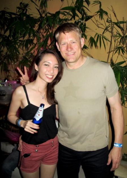 MHB's Naomi with Peter Schmeichel