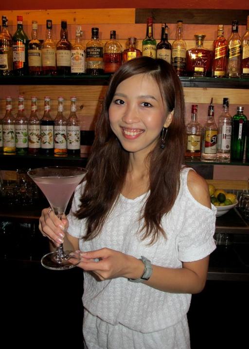 I'm still waiting for ther to name it though. It was a refreshing concoction of lime juice, rose syrup, lychee syrup and vodka.