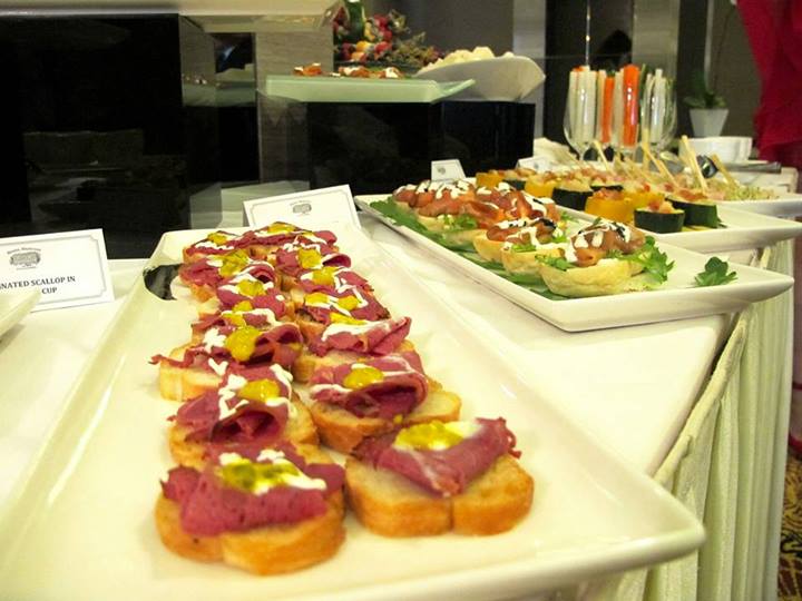 After the press conference we had a delicious lunch with canapes specially designed to go with the Kronenbourg 1664 beer