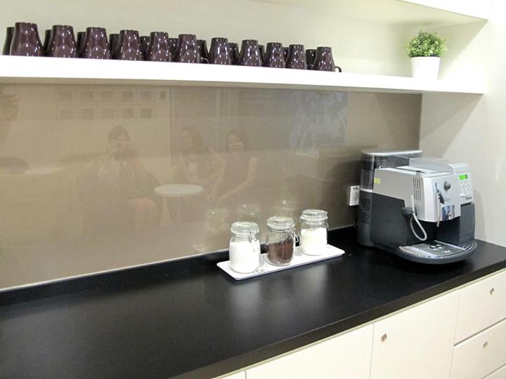 Need a caffein boost? You don't need to run down to the nearest cafe. Just head over to the pantry for the complimentary coffee/ tea.