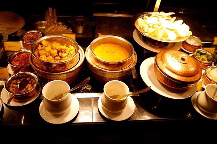 A good spread of Indian dishes