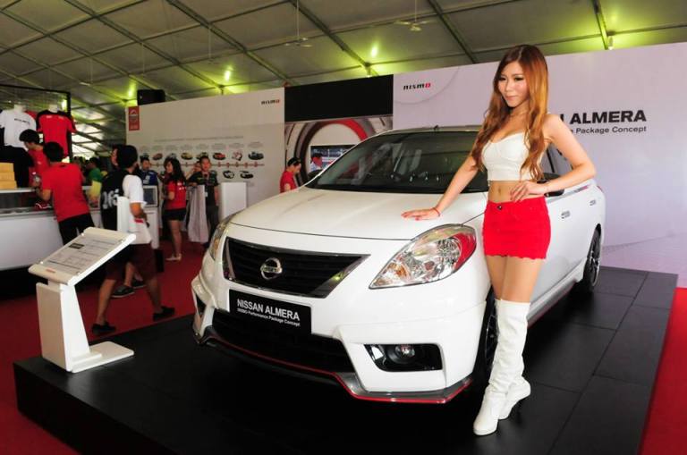 The Nissan Almera Nismo Performance Package Concept is inspired by Japan’s legendary racing outfit Nismo’s motorsport technologies. Added to the car is an aerodynamic design that is specifically optimized for the Almera, with enhanced handling characteristics and superior agility for a more sporty, aggressive look, and a more exciting driving experience.