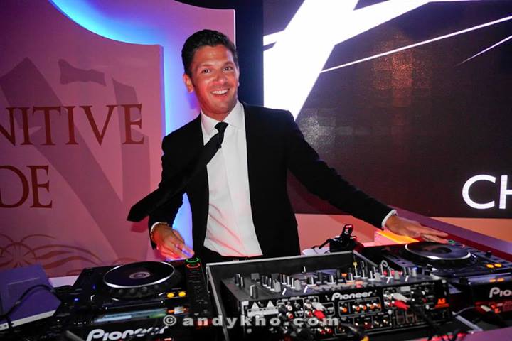 That's him during his set. Also spinning that night were DJ Eva T, DJ Modiom, and Taka.