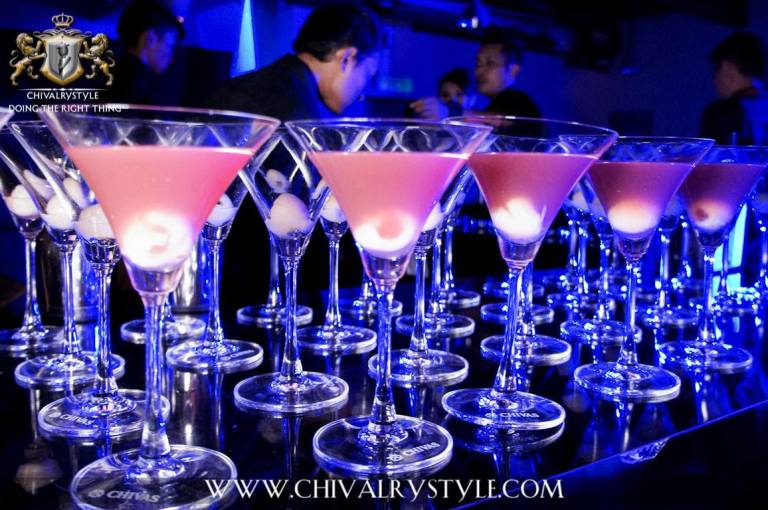 The girls though preferred to have the various Chivas Regal based cocktails