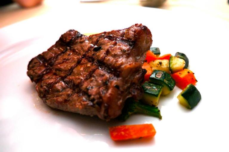 Sirloin  with freshly prepared sauces  (peppercorn, Gorgonzola, Mushrooms & Wild Ceps and Chimichurri 