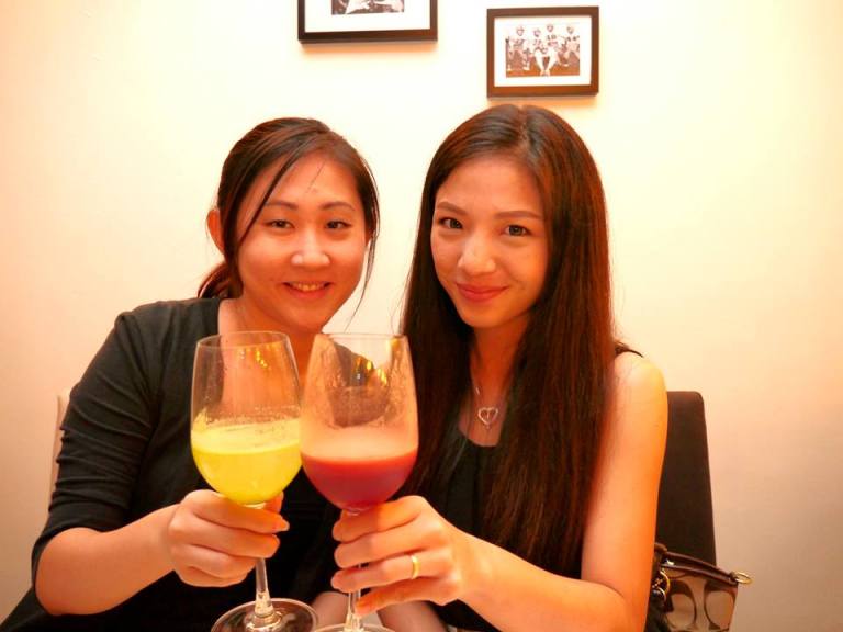 Rachel from Cava and Suphie, my date for the evening as my partner was busy.