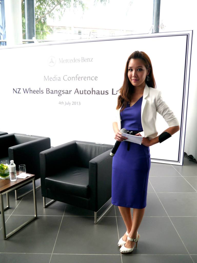 The pretty Megan Tan was the MC for the event.