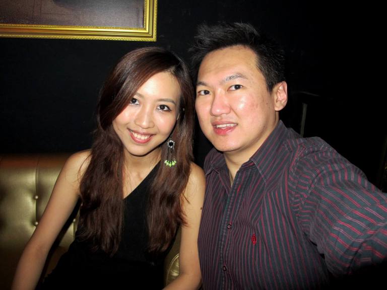 With my partner in crime for the night