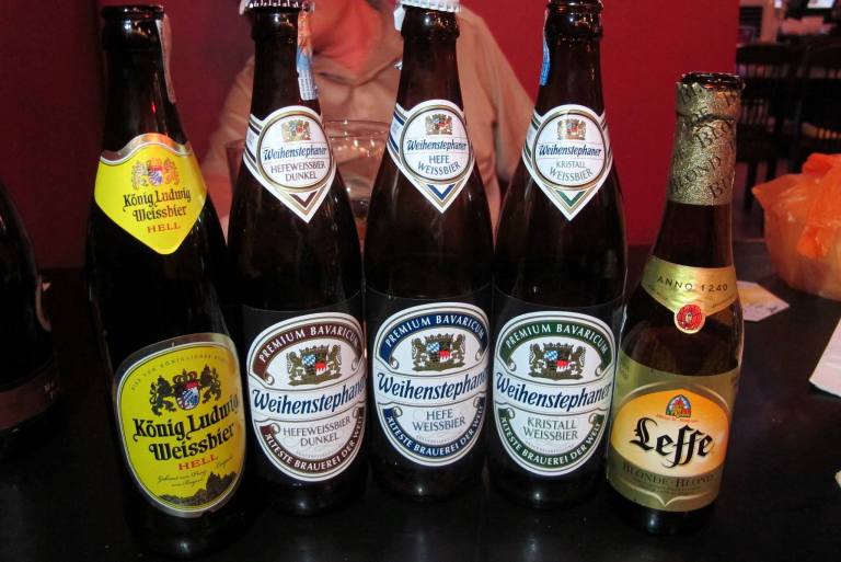 Imported Beers - Konig Ludwig (Germany) – RM27.00++ per bottle / Weihenstephan Dunkel, Hefe, Kristall (Germany) – RM27.00++ per bottle / Lefe (Belgium) _ RM18.00++ per bottle.