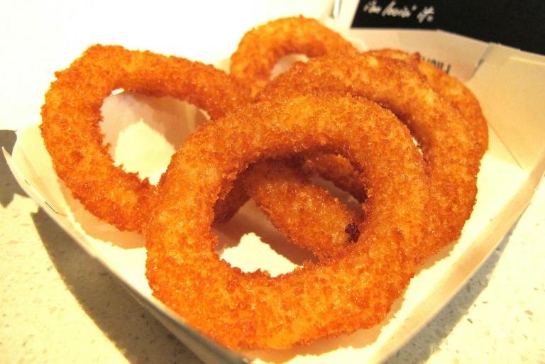 I can never say no to crispy onion rings!