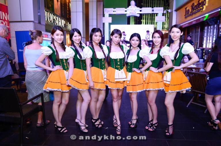 This bevy of beauties will help you to get your beer!