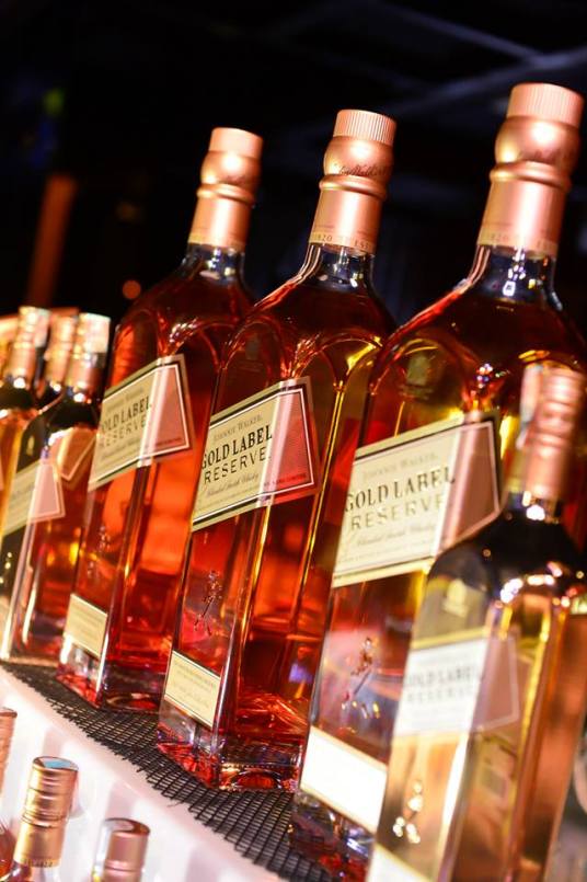 The star of the night was the Johnnie Walker Gold Label Reserve