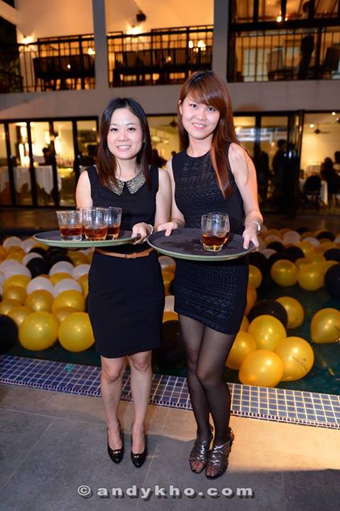 And the never-ending flow of cognac went on much to Andy and my delight!