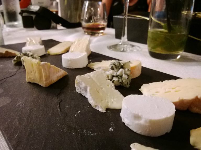 Then we tucked into some delicious food. Here's the cheese platteer which I loved especially the blue cheese!