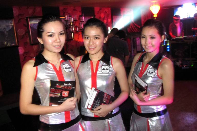 The Asahi promoter girls