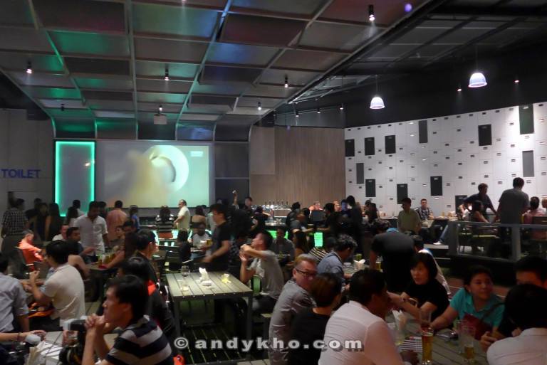 Score is the sports bar where you can have some beers with your mates over a game of electronic darts or while watching a live game