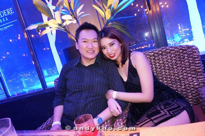 With Estelle - my partner in crime for the night