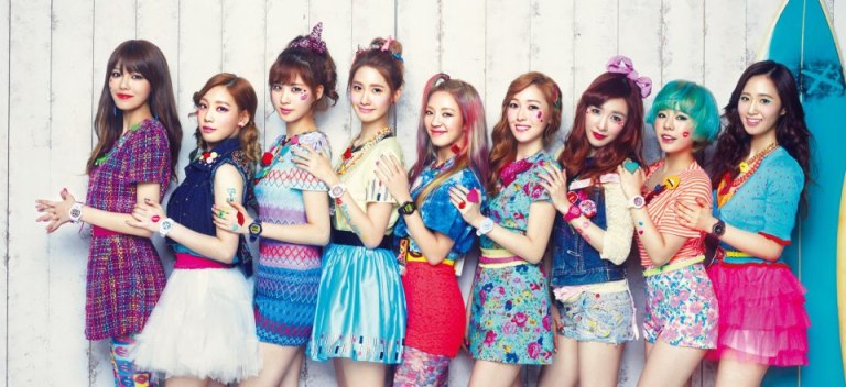 Girls Generation with Baby G