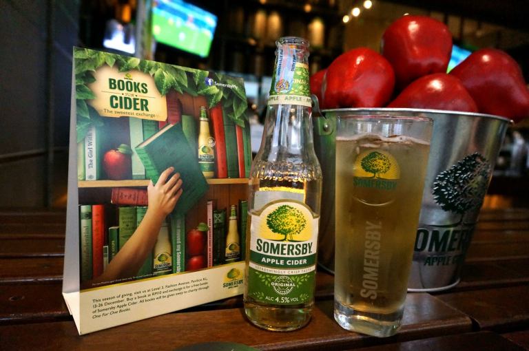 Somersby apple cider in the daytime is really refreshing!