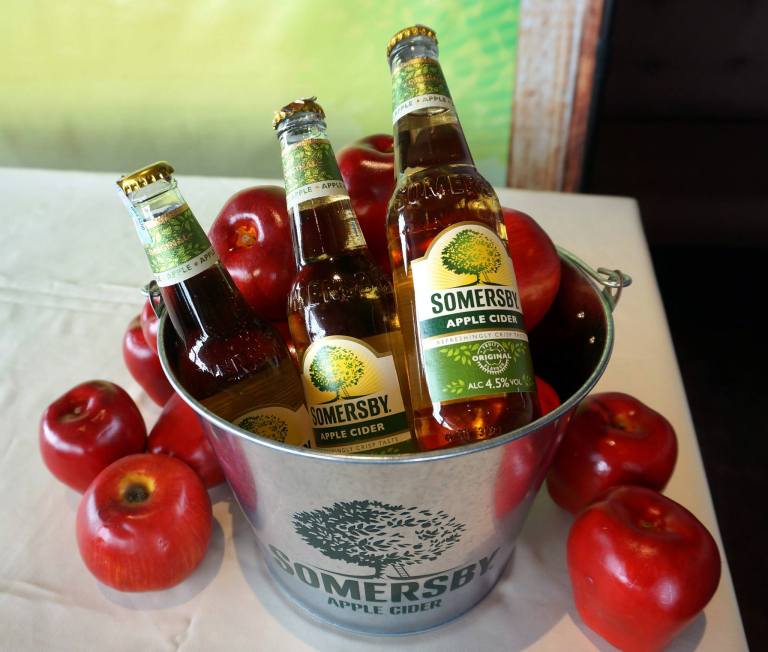 Lots of refreshing cider which was perfect for a warm and sunny afternoon