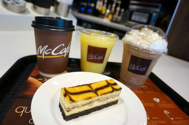 And ice-blended fruit based or coffee based frappés!