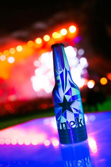 The Heineken Club Bottle was exclusive to the VIP zone