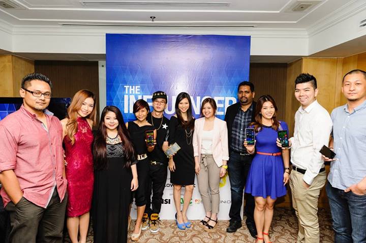 Mei Sze with the personalities vying for the title of "The Influencer"