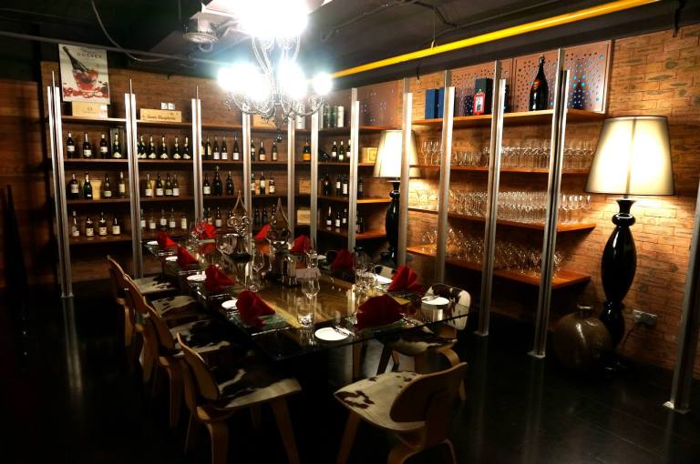 For those of you who prefer more privacy, there's a private room which seats up to a dozen people