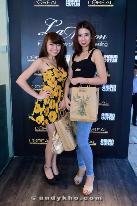 With me were Estelle and MHB's Ashley Mah