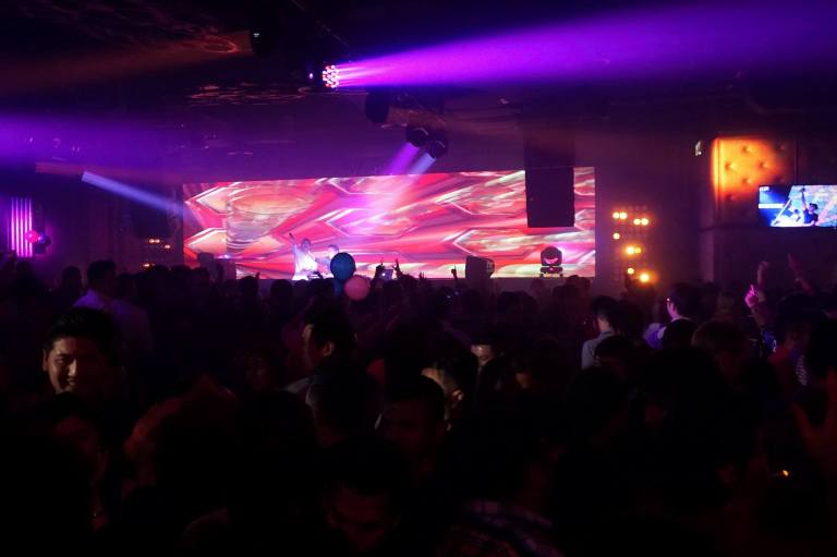 Then it was back down to party the night away in PLAY which is The Roof's club.