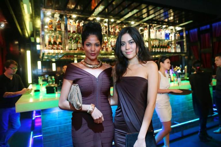Miss Malaysia World Thanuja Ananthan and Chloe Chen