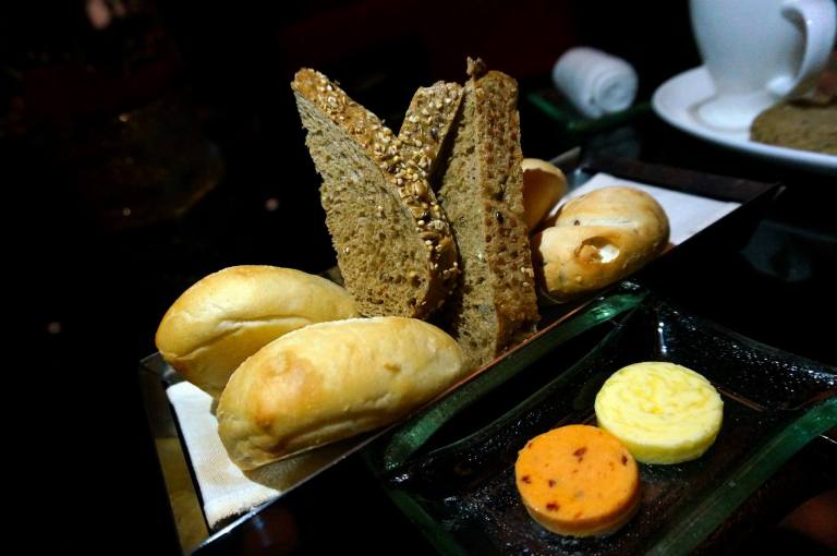 Some nice warm bread to start off the meal