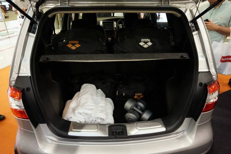 You get 383 litres of space in the boot