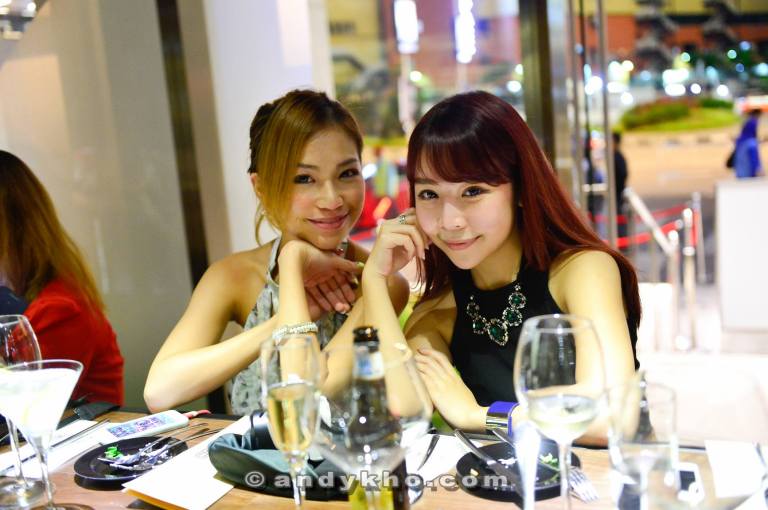 Karen Kho and Chenelle Loh looking very satisfied