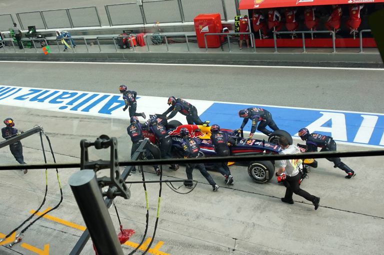 While his teammate Daniel Ricciardo didn't have a good day and was forced to retire following some bad luck and which included an unsafe release from a pit stop which had the team pushing his car back to the pits to secure a loose tire.
