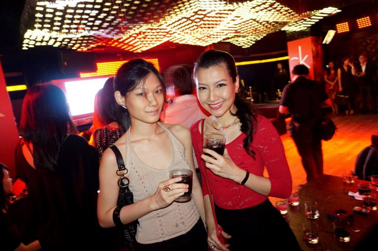 My partners in crime for the night - Veron and her sister