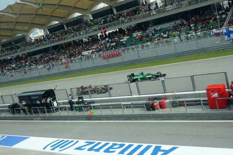 The action was fast and furious on track despite the new cars being slightly slower than the previous year's cars.