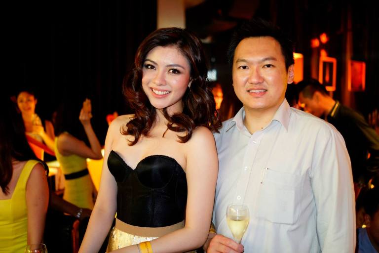 With Miss Universe Malaysia 2013 Carey Ng