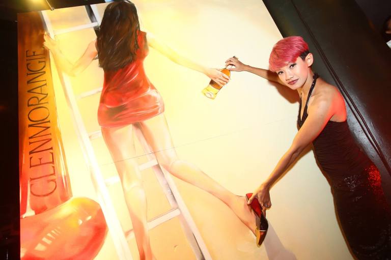 3-D illustration specialist Haze Long created three art pieces that transported guests of the night to the Glenmorangie Distillery in Scotland