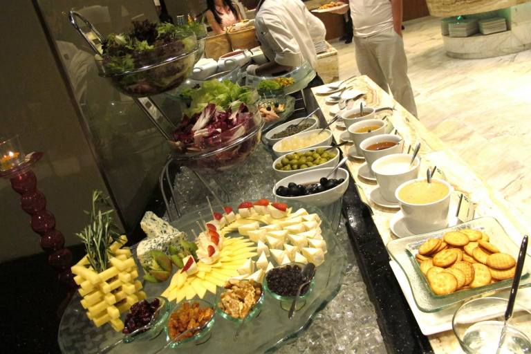 Salad and cheese bar - I love cheese and they had a good selection here. There were also Western and local salad options.