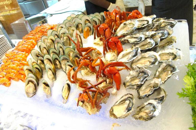 Fresh Seafood - especially the oysters!